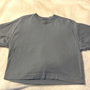 Topshop blue cropped tee!